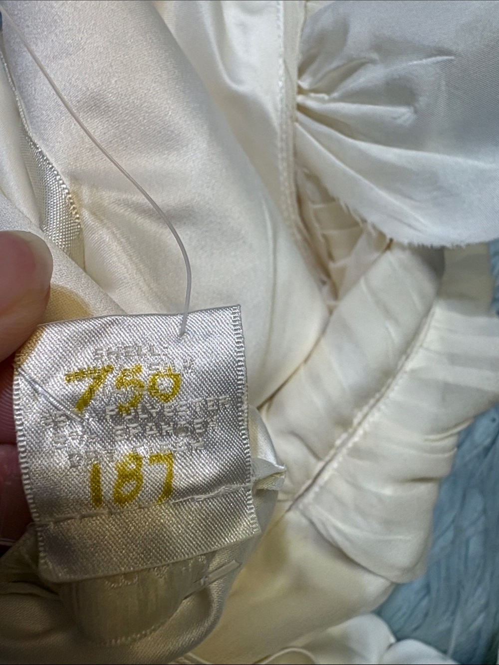 Ann Taylor Ivory Silk One Shoulder Bridesmaid Dress sz 10 - Picture 9 of 11